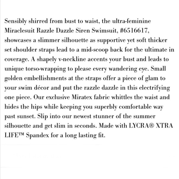 NWOT Miraclesuit Razzel Dazzle Siren One piece - Picture 14 of 15